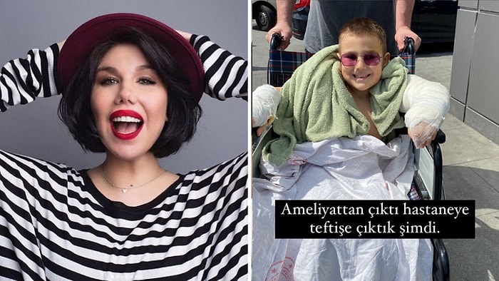 Pucca Üçüncü Kattan Düşen Oğlu Batı'nın Son Ameliyatından Sonraki Fotoğrafını Paylaştı