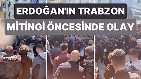 HÜDA-Par'ın Trabzon'daki Erdoğan Fotoğraflı Seçim Çadırı 'Ne Mutlu Türk'üm Diyene' Sloganlarıyla Kaldırıldı