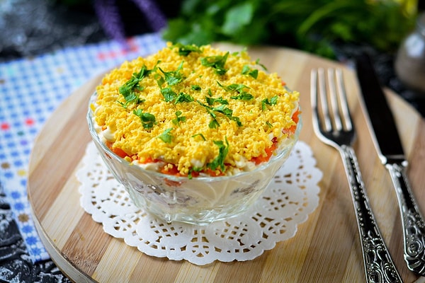 4. Салат «Мимоза»