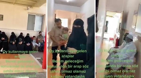 Suudi Arabistan'daki Türk Başkonsolosluğu'da oy kullanan bir Türk'ün çektiği video dikkat çekti.