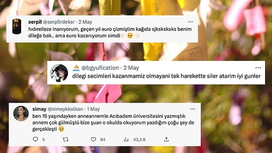 Hıdırellez'de Tutulan Dileklerin Gerçekleşmesiyle İlgili Paylaşıma Kullanıcılardan Gelen İlginç Yorumlar