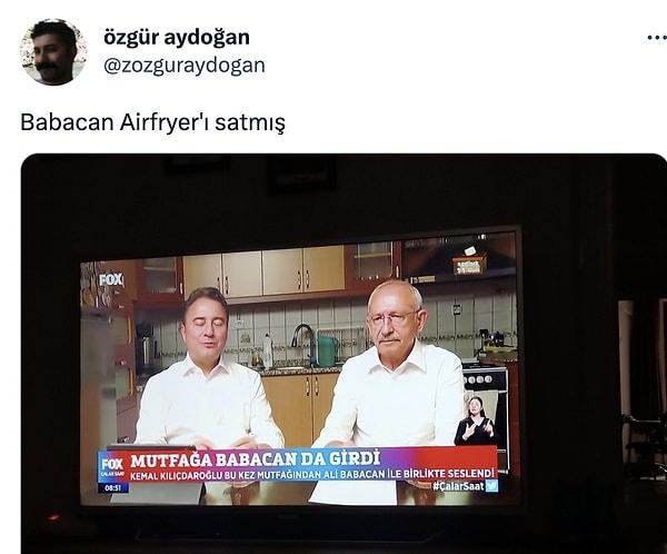 Bay Kemal'in mutfağının konuğu Ali Babacan'dı. Ancak bir eksik göze çarptı...