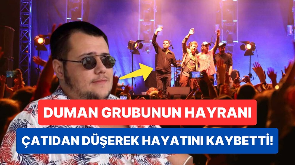 Bir Genç İzmir'de Duman Konserini Dinlemek İçin Çıktığı Çatıdan Düşerek Hayatını Kaybetti!