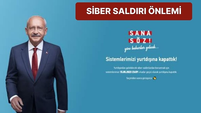 CHP'nin İnternet Sitesi "Siber Saldırılardan Korunmak İçin" Yurt Dışına Kapatıldı