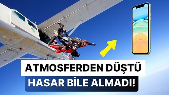 Atmosfer Yüksekliğindeyken Yanlışlıkla Aşağı iPhone Düşüren Paraşütçü Yüreğinizi Ağzınıza Getirecek!