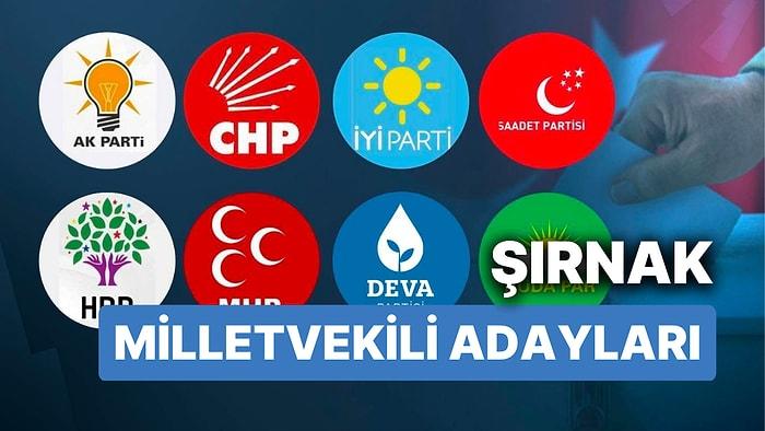 Şırnak Milletvekili Adayları: AKP, CHP, MHP, İYİ Parti, MP, TİP, YSP 28. Dönem Milletvekili Adayları 2023
