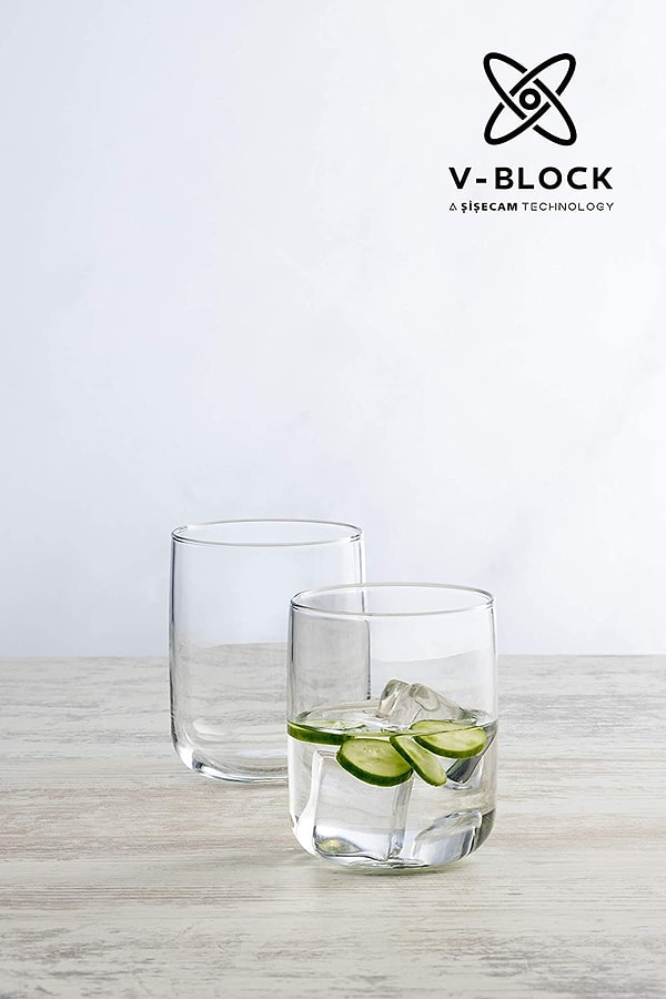 Paşabahçe V BLOCK Iconic 6'lı Su Bardağı