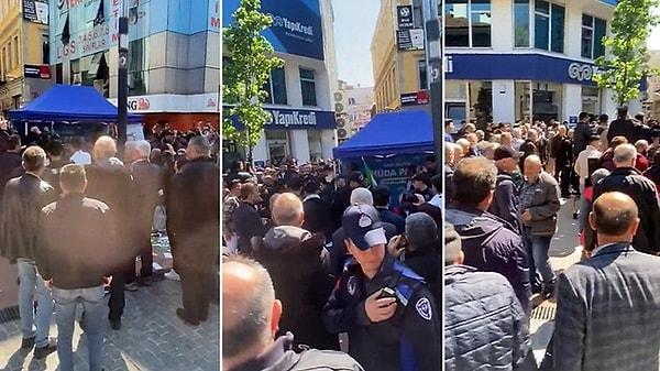 Seçime AK Parti listelerinden girecek olan HÜD-PAR'ın Trabzon'da açtığı standa yine saldırı gerçekleşti. Kalabalık bir grup Erdoğan'ın fotoğrafının da olduğu standı yıktı. Olaya polis müdahale etti.