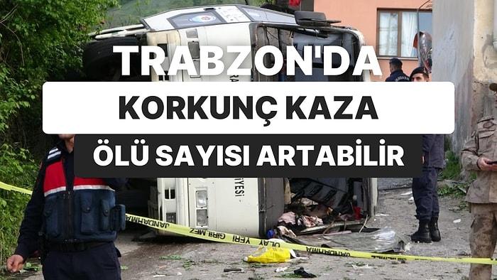 Trabzon’da Belediye Otobüsü Şarampole Devrildi: 4 Ölü, 21 Yaralı