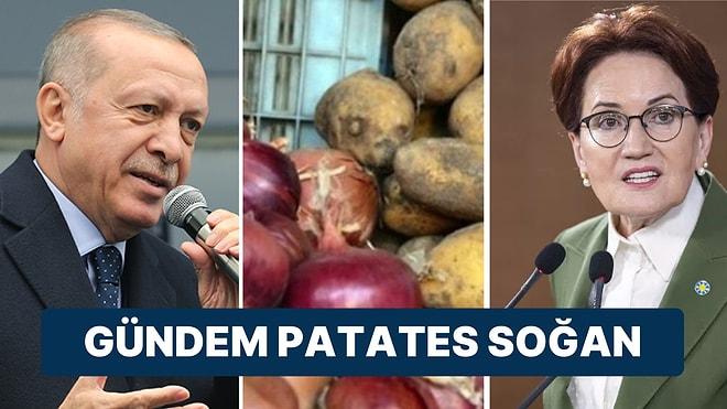 Meydanların Gündemi Patates Soğan: Erdoğan ‘Kurban Etmeyin’, Akşener ‘Güle Güle’