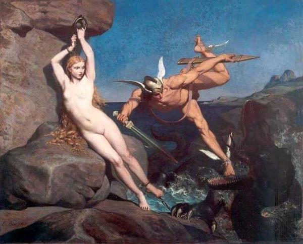 Kral Perseus'u gördüğünde onun başarısını kabul etmedi ve Perseus'u Medusa'nın kafasını göstermesi için zorlamaya başladı.