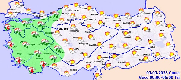 Meteoroloji'den Kuvvetli Yağış Uyarısı