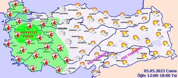 5 Mayıs Ankara Hava Durumu