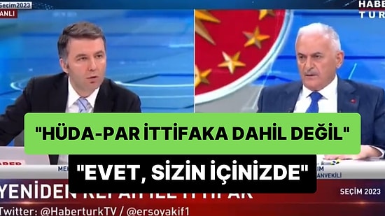 'HÜDA-PAR Bizim İttifakın İçinde Değil' Diyen Binali Yıldırım'a Mehmet Akif Ersoy'dan 'Sizin İçinizde' Cevabı