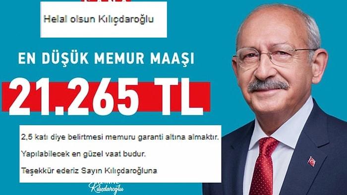 Kemal Kılıçdaroğlu'nun Memurlara 2.5 Asgari Ücret Vaadinin Ardından Memurlar.net Bayram Yerine Döndü
