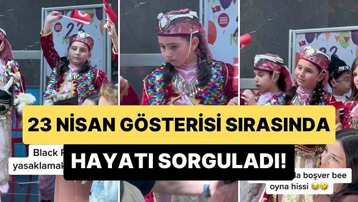 23 Nisan Gösterisi Sırasında Girdiği Ruh Halleriyle Hayatı Sorgulayan Ufaklığın Efsane Anları