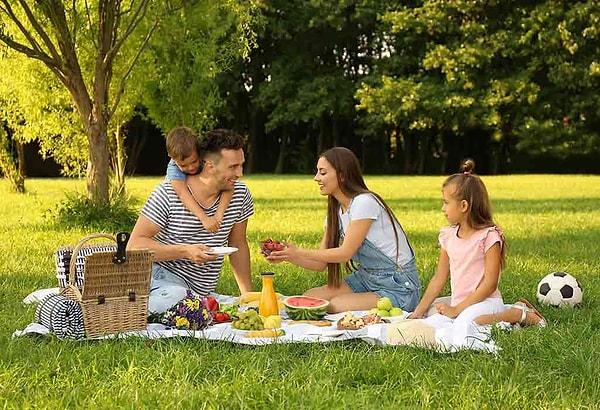 10. Hafta sonu için planınız yoksa toplayın piknik sepetini ve ailece piknik yapmaya gidin. Piknik yaparken yanınıza top alarak çocuğunuzla oyun oynayabilirsiniz.