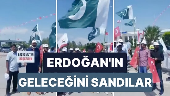 KKTC'de Cumhurbaşkanı Erdoğan'ın Geleceğini Zanneden Pakistanlılar Karşılama İçin Hazırlık Yaptı
