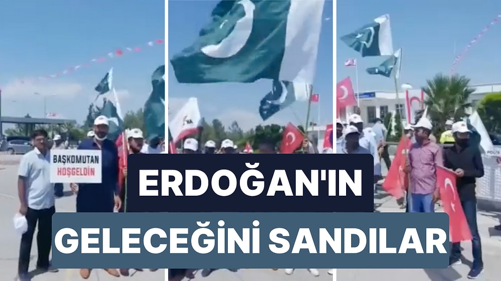 KKTC'de Cumhurbaşkanı Erdoğan'ın Geleceğini Zanneden Pakistanlılar Karşılama İçin Hazırlık Yaptı