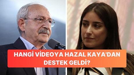 Kemal Kılıçdaroğlu'nun Sanat ve Sanatçılar için Projesinden Bahsettiği Video Hazal Kaya’nın Gözlerini Doldurdu