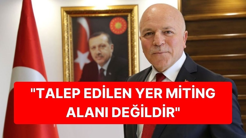 Erzurum Büyükşehir Belediye Başkanı Sekmen'den Miting Açıklaması