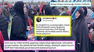 AK Partili Ali Özkaya'nın CHP Bayrağı Sallayan Çarşaflı Kadınlarla İlgili Attığı Tweet Çok Konuşuldu!