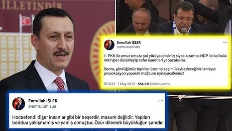 Saldırıya Uğrayan İmamoğlu'nu Suçlayan AK Partili Emrullah İşler'in Öcalan ve FETÖ Tweetleri Ortaya Çıktı!