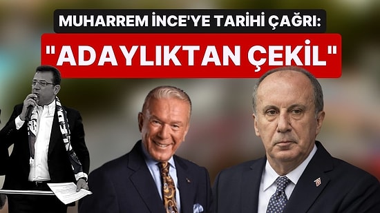 Ekrem İmamoğlu'na Erzurum'da Yapılan Taşlı Saldırı Sonrası Uğur Dündar'dan Muharrem İnce'ye 'Tarihi' Çağrı