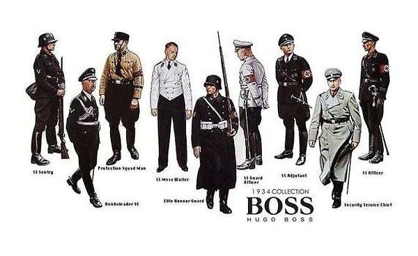 9. Nazi subaylarının üniformalarını, ünlü moda markası Hugo Boss tarafından tasarlanmıştı.