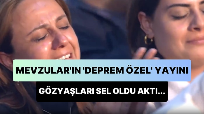 Oğuzhan Uğur, 'Mevzular Açık Mikrofon'un 'Deprem Özel' Programının Tanıtım Görüntülerini Yayınladı