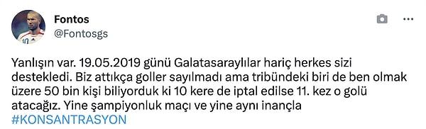 Galatasaraylılar ise daha hırslı hale geldi👇