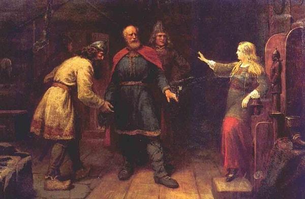 Sigrid, Olaf ile olan evliliğinin bitmesinden sonra Prens I. Vladimir ile tanıştığı Kiev'e gitti. Sadık bir Hıristiyan olan Vladimir, Sigrid'in çarpıcı güzel görünümü ve zekasından etkilendi.