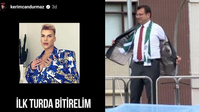 Kerimcan Durmaz'ın Sürpriz Desteğinden Ceketi Çıkaran İmamoğlu'na Son 24 Saatin Viral Tweetleri
