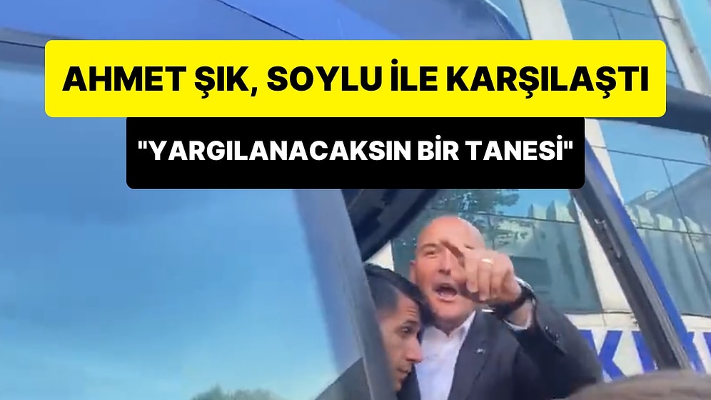 Ahmet Şık ile Süleyman Soylu, Beşiktaş'ta Karşılaştı: 'Yargılanacaksın Bir Tanesi'