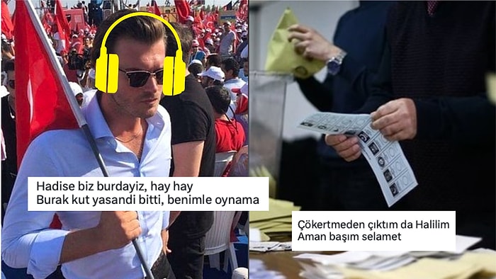 "Oy Kullanmaya Giderken Dinleyeceğiniz Şarkıları Paylaşın" Çağrısına Gelen Birbirinden Komik Cevaplar