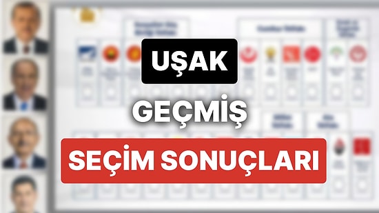 2018 Uşak Genel Seçim Sonuçları: Uşak Geçmiş Dönem Genel ve Yerel Seçim Sonuçları