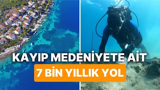 Akdeniz’in Altında Antik Bir Kültüre Ait Taş Devri’nden Kalan 7 Bin Yıllık Yol Keşfedildi!