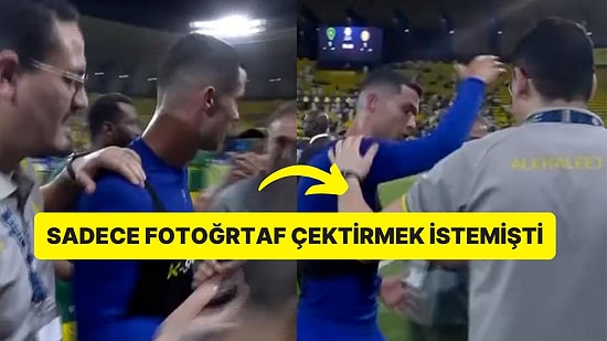 Golü İptal Edilen Cristiano Ronaldo, Sinirini Maç Sonunda Rakip Takım Çalışanından Çıkarttı