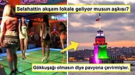 Kız Kulesi'nin Restorasyon Sonrası Pavyondan Hallice Işıklandırmasına Birbirinden Komik Yorumlar