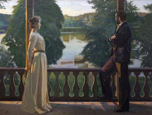 7. Nordic Summer Evening, Richard Bergh (1900)