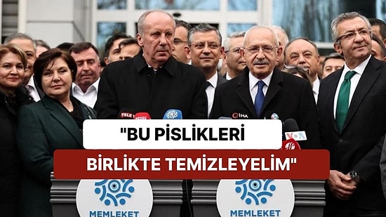 Kılıçdaroğlu, İnce'ye Çağrı Yaptı