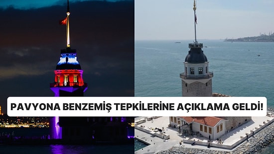 Kız Kulesi'nin Restorasyondan Sonra Pavyona Benzetildiği Çok Konuşulan Fotoğraflar İçin Açıklama Geldi!