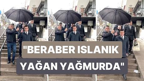 Osman Gökçek Kendisine Şemsiye Tutulduğu Anları "Beraber Islandık Yağan Yağmurda" Şarkısıyla Paylaştı
