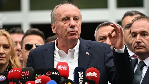 Memleket Partisi Genel Başkanı Muharrem İnce yaptığı açıklamada cumhurbaşkanı adaylığından çekildiğini duyurdu.