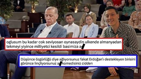Mesut Özil'in Cumhurbaşkanı Erdoğan'a Sorulan Sorulara Şaşırmamasına Sosyal Medyadan Gelen Tepkiler