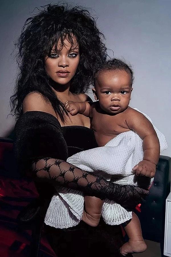 2022 yılında ilk annelik deneyimini yaşayan Rihanna, Rza isimli oğlunu kucağına almıştı.