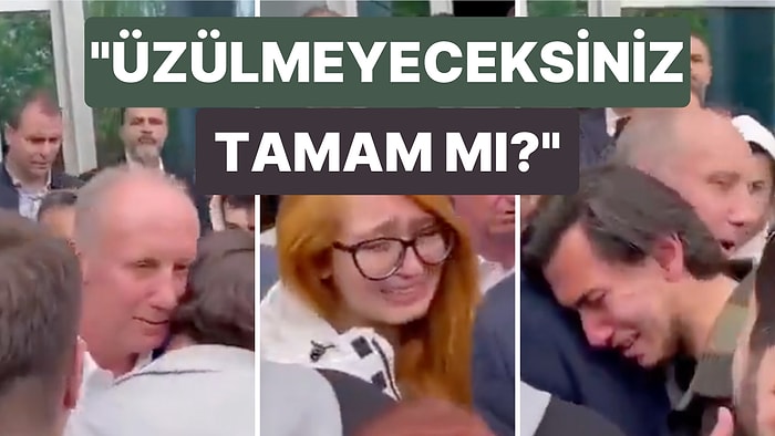 Partili Gençler Çekilmesinin Ardından Ağlayarak Muharrem İnce'ye Sarıldılar: "Üzülmeyeceksiniz Tamam mı?"