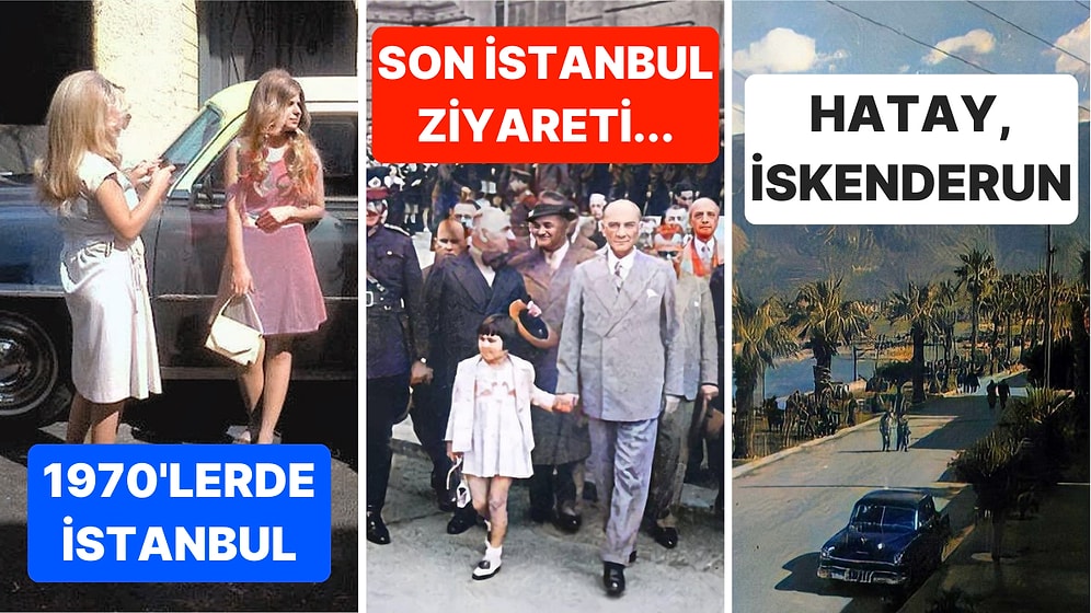 Gördüğünüz Anda Sizi Eski Türkiye'deki Günlere Işınlayacak Nostalji Dolu Nadir Fotoğraflar