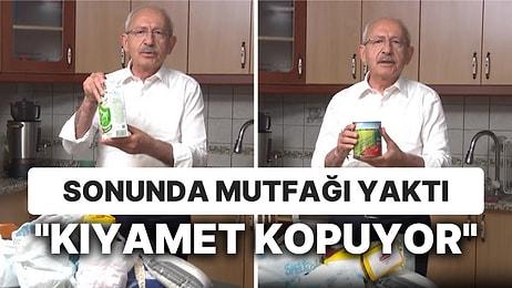 Kemal Kılıçdaroğlu, Mutfaktan "Yangın" Videosu Paylaştı: Market Alışverişinde 1 Yıllık Fiyat Değişimi