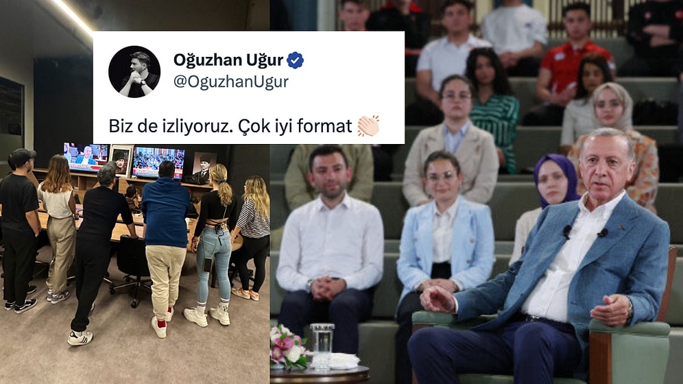 Erdoğan'ın Gençlerle Söyleşini Kendi Formatına Benzeten Oğuzhan Uğur'dan İronik Paylaşım